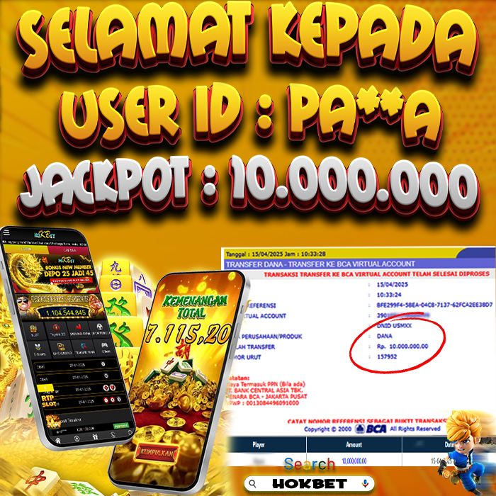 testimoni member hokbet