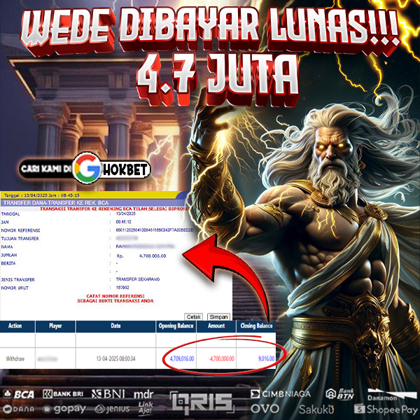 testimoni member hokbet